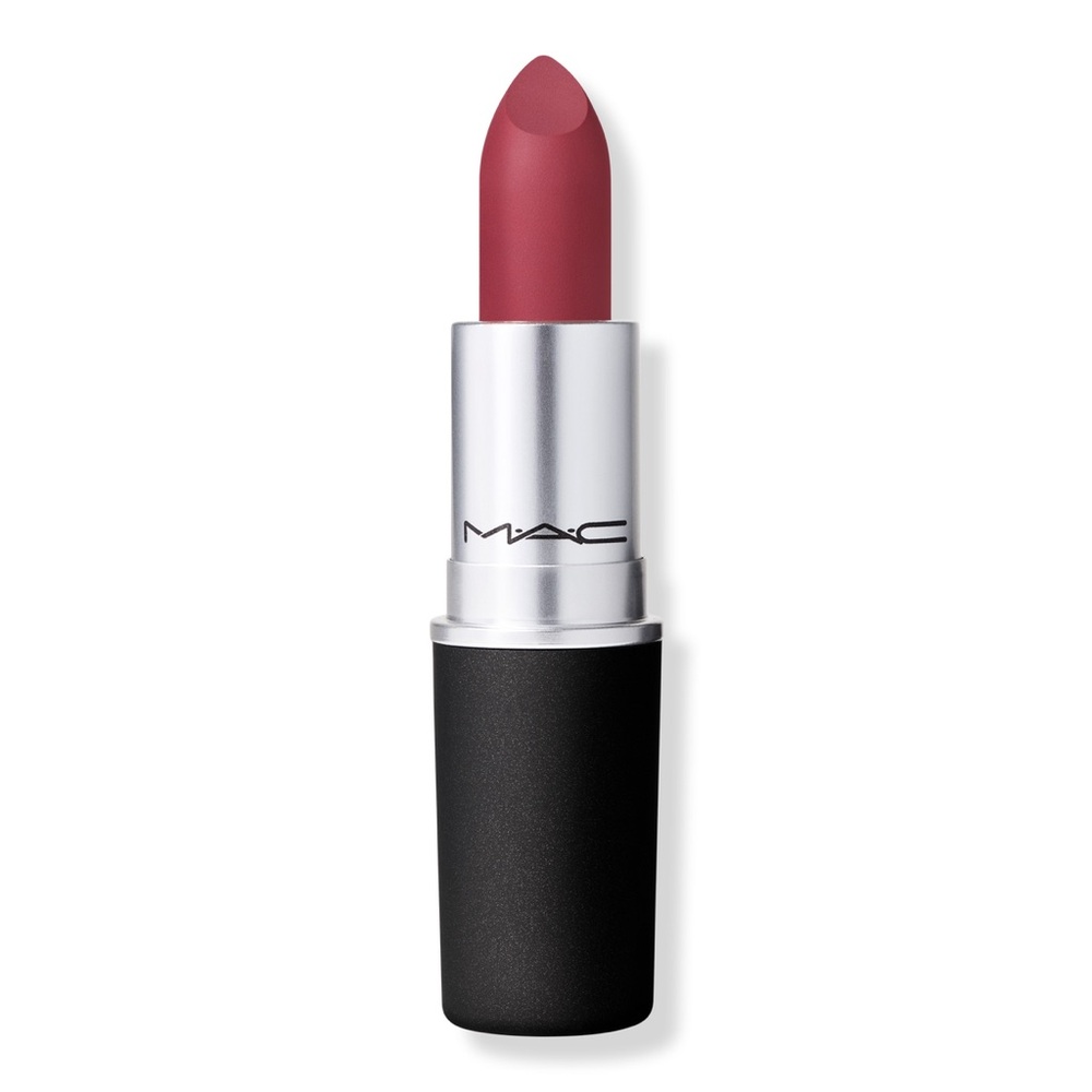 NIB MAC Powder Kiss Moisturizing Matte Lipstick - Burning Love